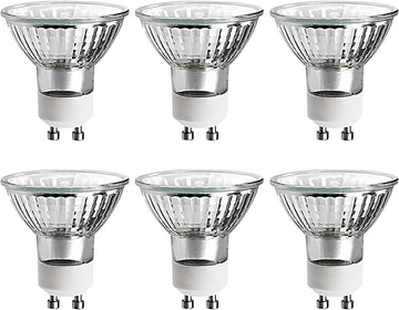 Wax Warmer Bulbs,120V 50W GU10 Light Bulbs for Candle Warmer Lamp,GU10+C, MR16 with Glass Cover Warming