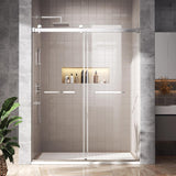 44"-48" W x 76" H Double Sliding Shower Door
