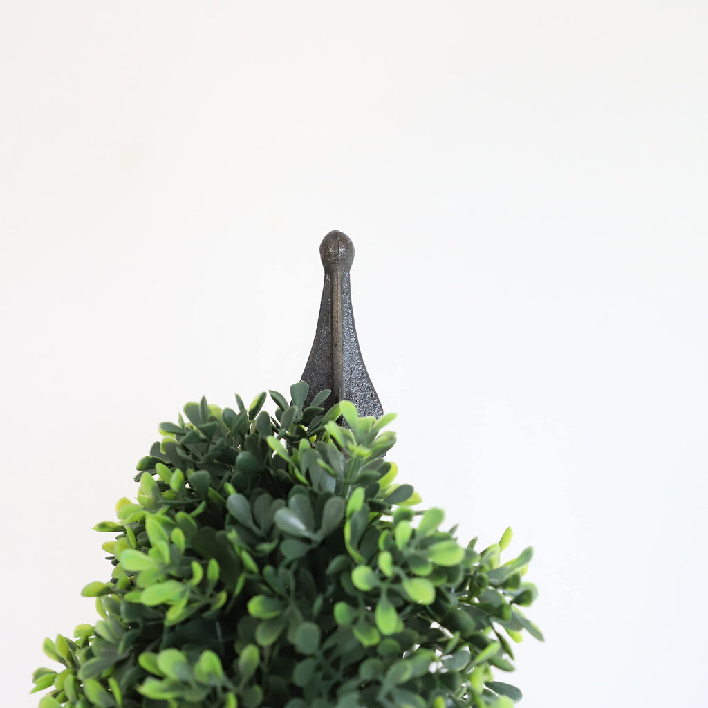 Artificial Topiaries Outdoor Boxwood Trees, Spiral Topiary Tree 3.6 ft(2 Pieces) Faux Topiary Tree Outdoor Feaux