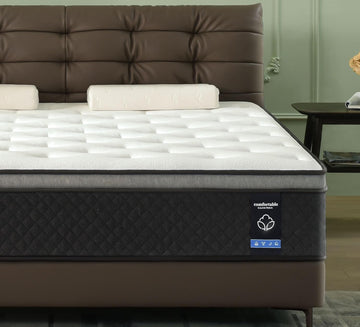 King Size Mattress, 10 Inch Hybrid Mattress in a Box, Gel Memory Foam with Individually Wrapped Pocket Springs