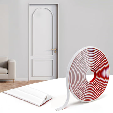 30 ft Flexible Peel and Stick Crown Molding Trim, Wall Decor, White