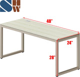 48-Inch Commercial-Grade Office Computer Desk, Maple