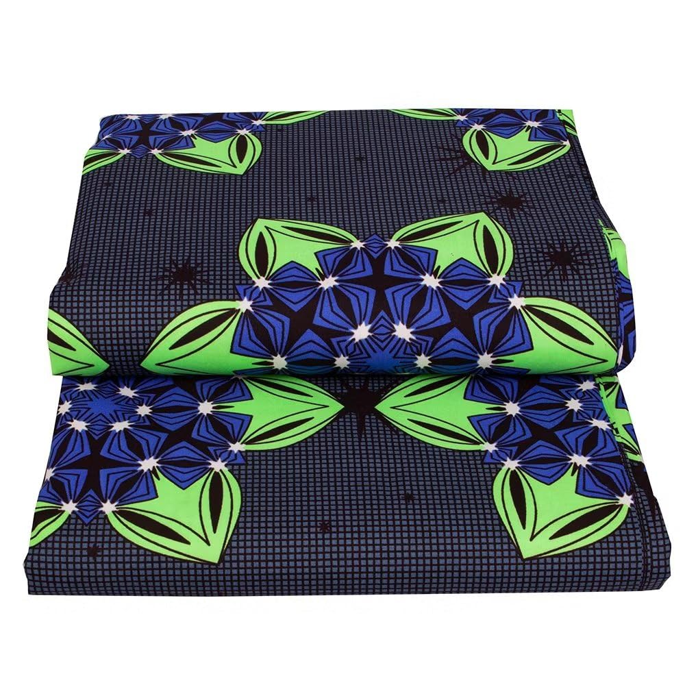 African Fabric 6 Yard Ankara Fabric Tribal Print Fabric Dashiki Print Wax Fabric 6486