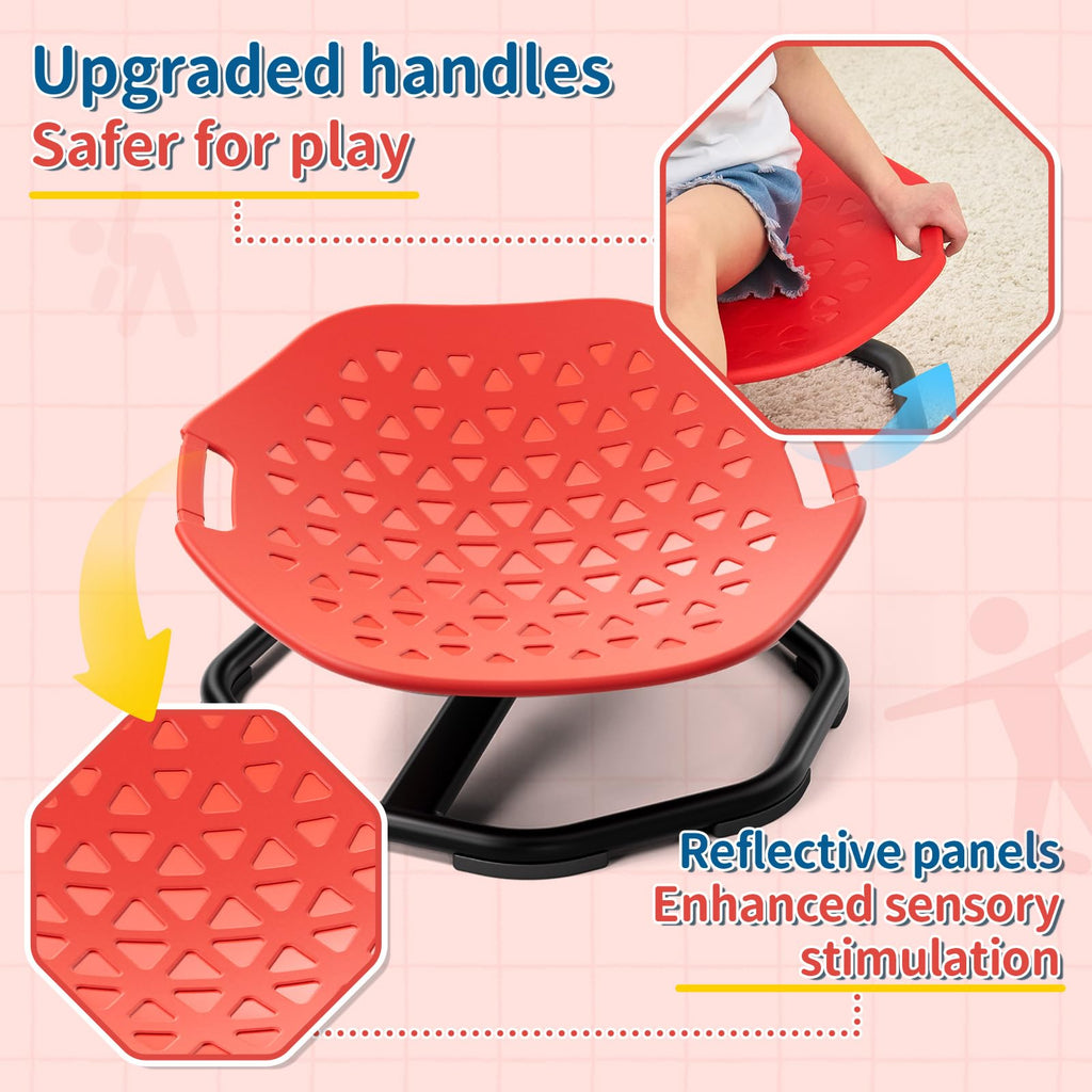 Spinning Chair for Autistic Kids, Upgrade Handle Sensory Toys for Kids with Autism, ADHD Sensory Chair, Autism