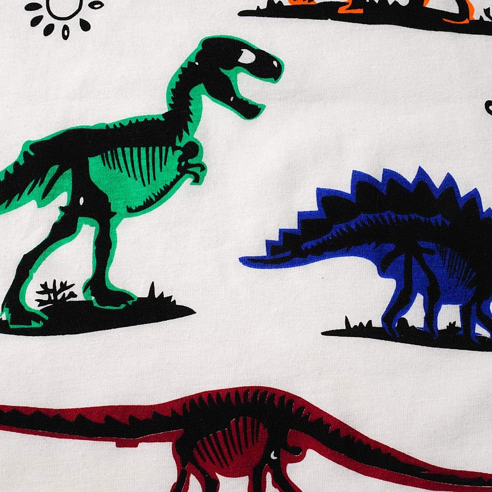 Hand Toddler Boys Pajamas Cotton Summer Pjs for Boy Jammies Dinosaur Train Sleepwear Short Sets