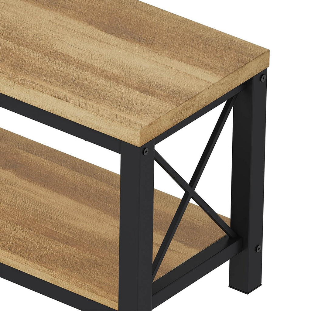 Entryway Shoe Bench for Mudroom, Farmhouse Bench with Storage