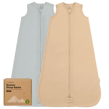 Pack Baby Sleep Sacks, Zipper Wearable Blanket,100% Cotton (Toasty, L)