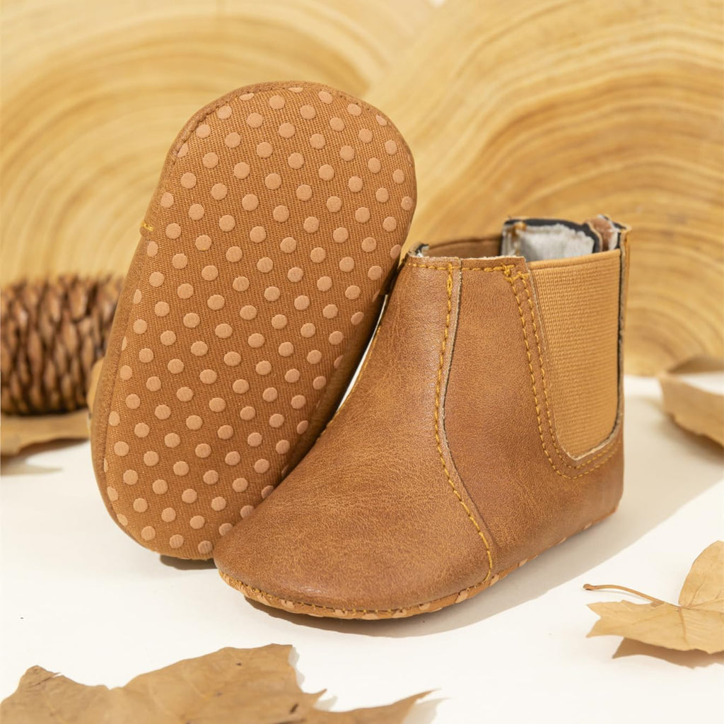 Baby Girls Cowboy Tassel Boots Side Zipper Moccasins Soft Bottom Non-Slip Toddler Shoe