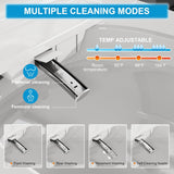 Smart Toilet with Bidet Built-in, Auto Open/Close Lid & Flush, Foam Shield Anti-Splash