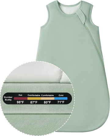 Bamboo Sleep Sack, 70% Rayon Made from Bamboo 30% Cotton 1.0 TOG Infant Wearable Blanket