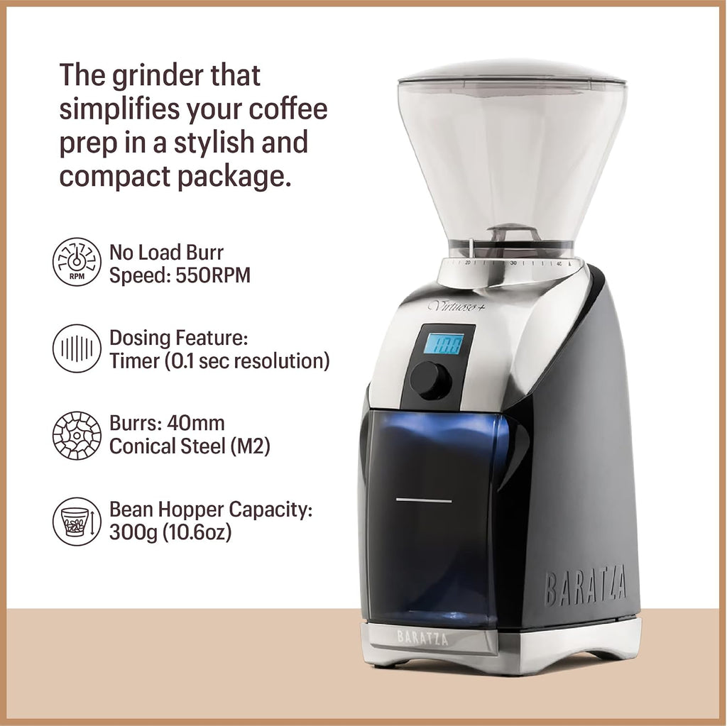 Virtuoso+ Coffee Grinder ZCG587BLK, Black