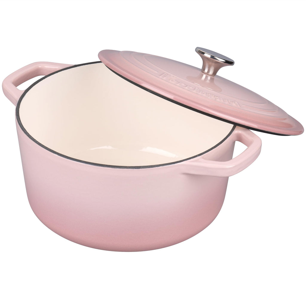 Enameled Cast Iron Dutch Oven Pot with Lid, for Bread Baking, Round Bread Oven- include Sourdough Bread Baking