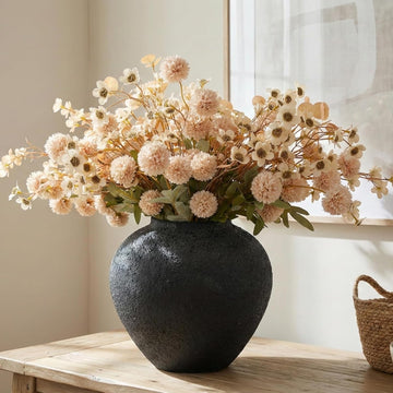 Beige Silk Flower Arrangements Decor, Large Floral Centerpieces For Tables - Set of 22