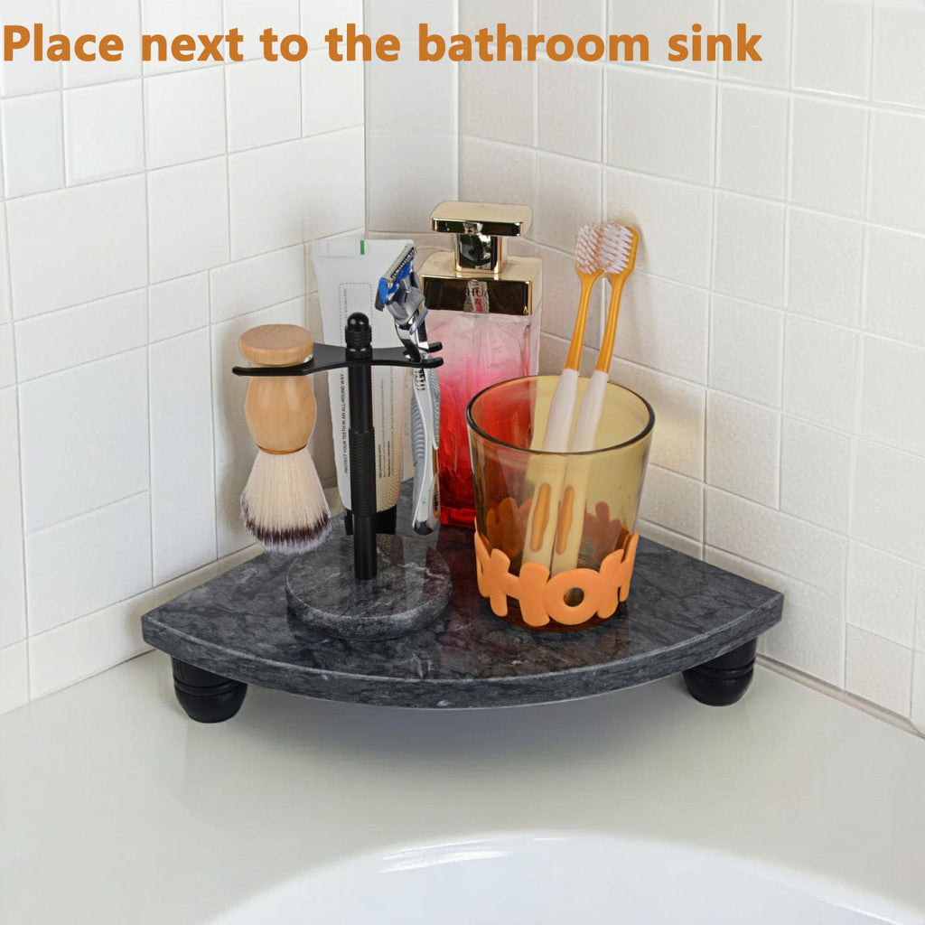 Marble Riser Decor Pedestal Tray, Decorative Marble Riser For Decor Display, Decorative Pedestal Stand Counter Decor