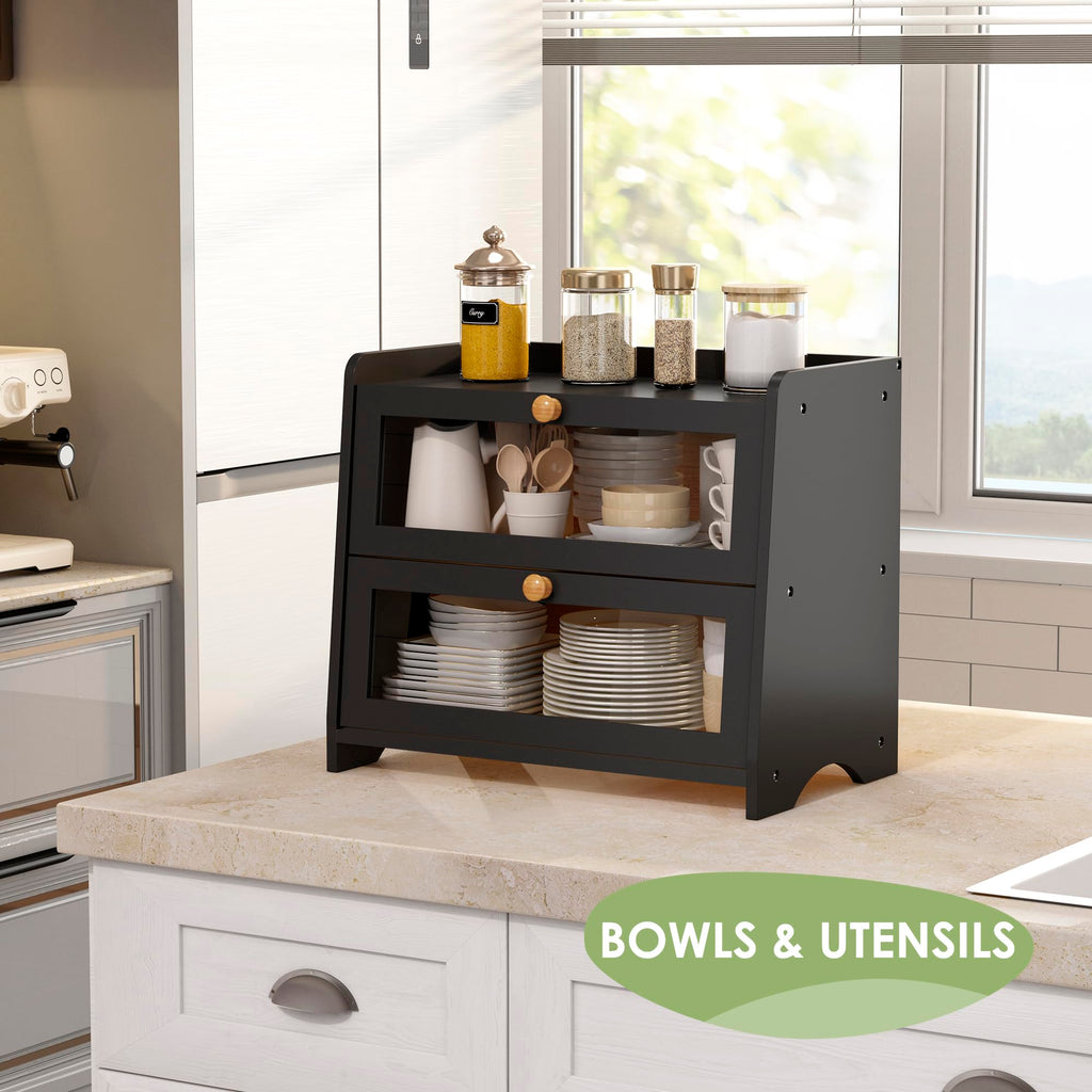 Double Layer Container Countertop Homemade Bread