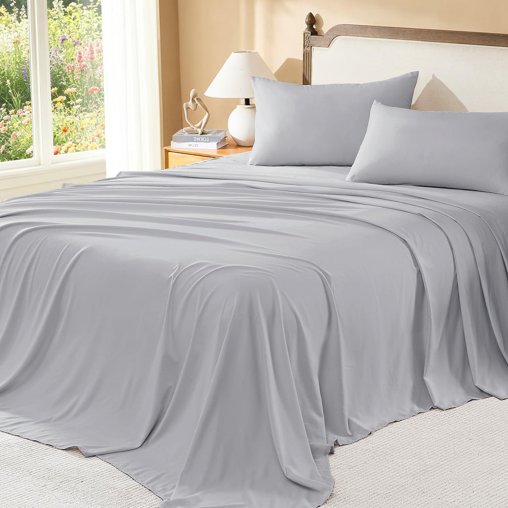 King Comforter Set with Sheets, 7 Pieces Boho Bed in a Bag