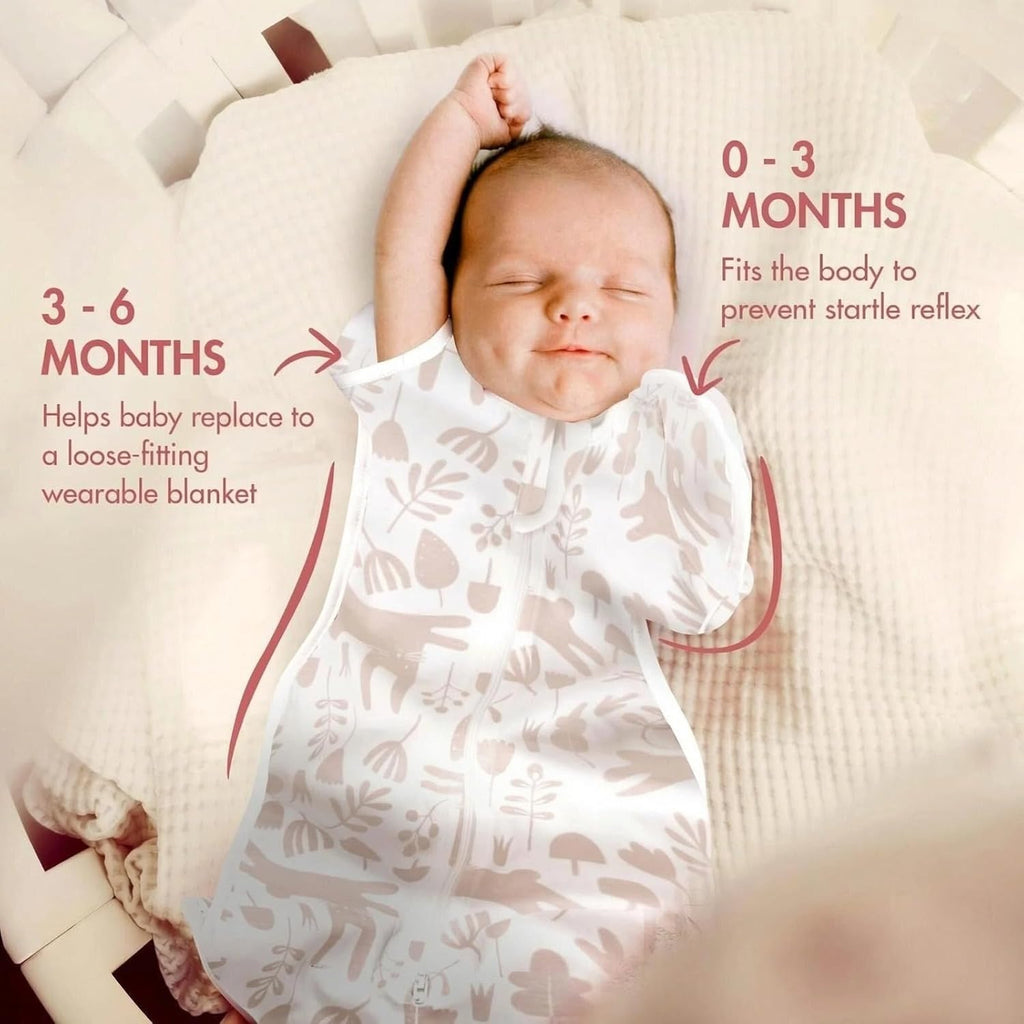 Pack Baby Swaddle Sleep Bag, Arms Up Swaddle for Girls