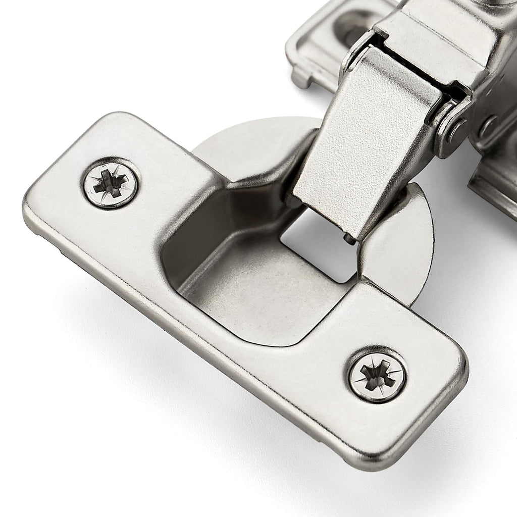 1/2 Inch Overlay Short Arm Kitchen Cabinet Hinges, 6 Pack 3 Pairs