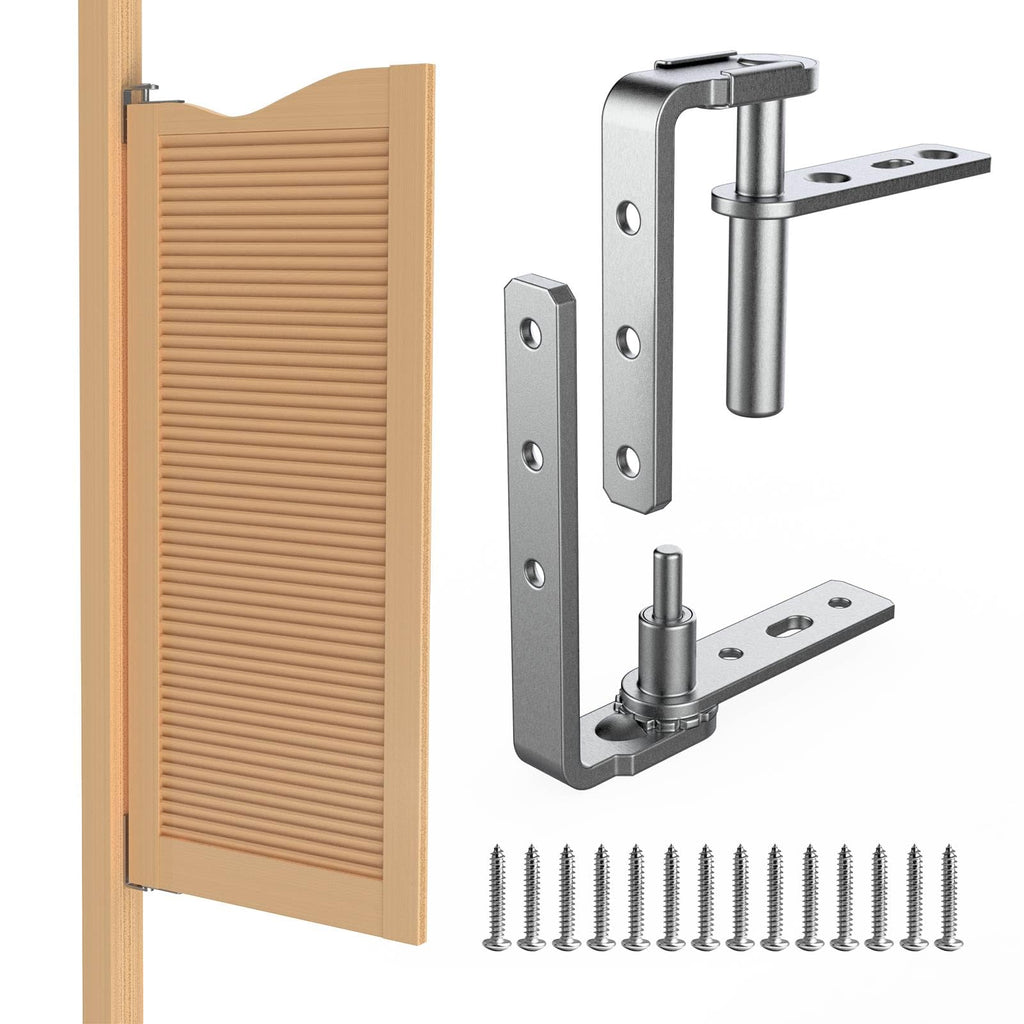 Saloon Door Hinges, Double Action Spring Hinge Self Closing, Heavy Duty Swinging Door Hardware for Cafe Doors, Two