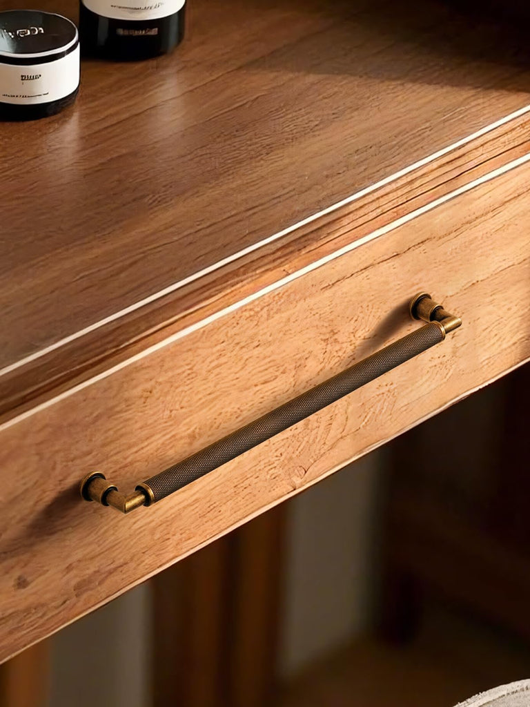 Cabinet Pulls Antique Brass 10" Hole Center 5 Pack