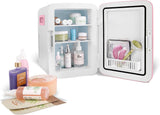 10L Mini Fridge for Bedroom - Car, Office Desk & College Dorm Room - 12V Portable Cooler & Warmer for Food, Drinks