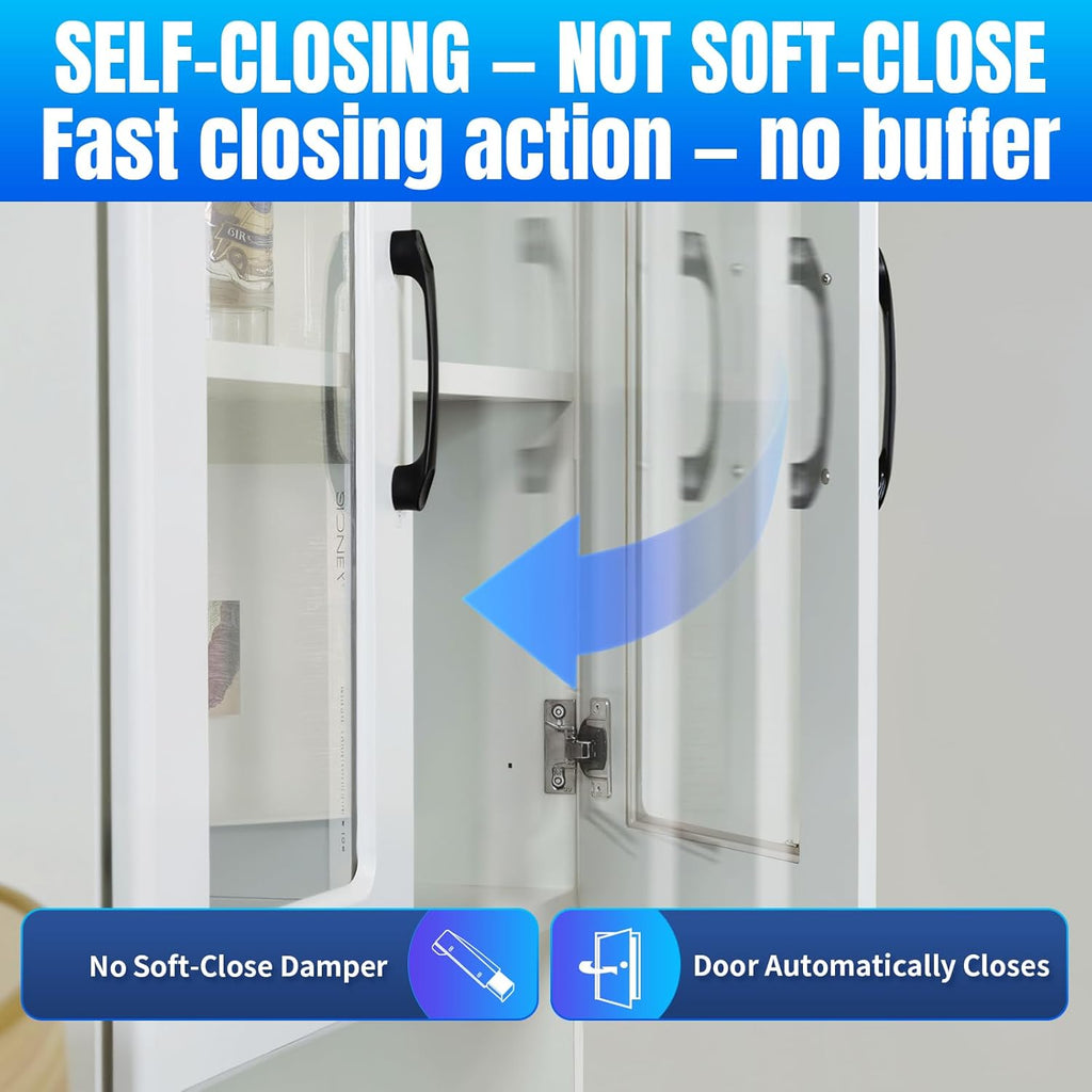 8 PCS Replacement for 30.310-11.02 Cabinet Hinges, Self Quick Closing 110 & 120 Degree Screw On, 33.3600 Compact 31 &