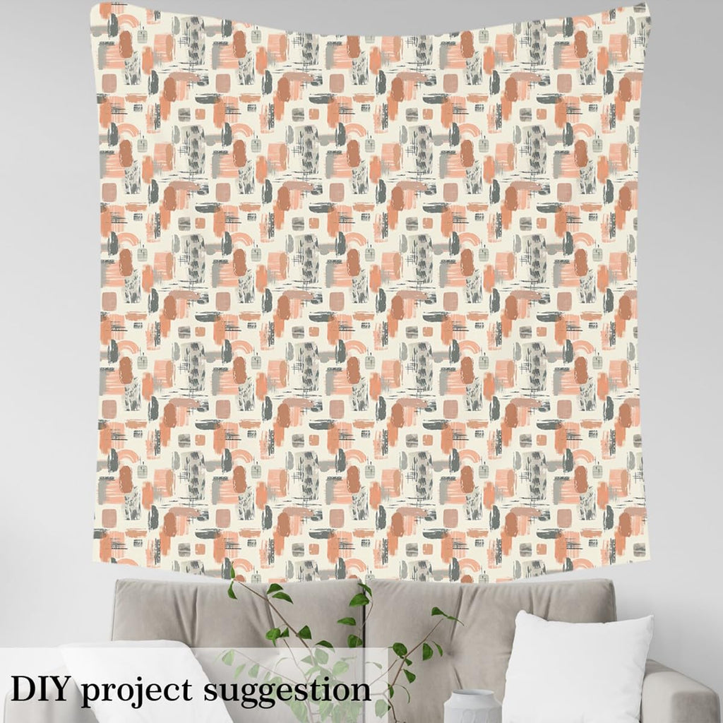 Abstract Upholstery Fabric for Chairs 10 Yard Geometric Fabric by The Yard Modern Art Fabric for Chairs Boys Girls