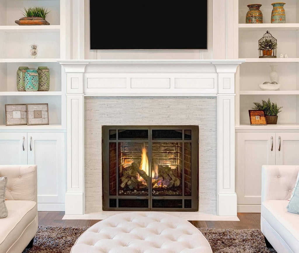 MDF Mantel, 48-Inch, White