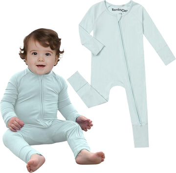 Ultra-Soft Convertible Baby Pajamas, Viscose from Bamboo, Sleepers for Boys & Girls to, Zipper