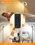 Floor Lamp, 3000LM 30W LED Torchiere Floor Lamp with Remote and Touch Control, Stepless Dimmable 2700K-6500K
