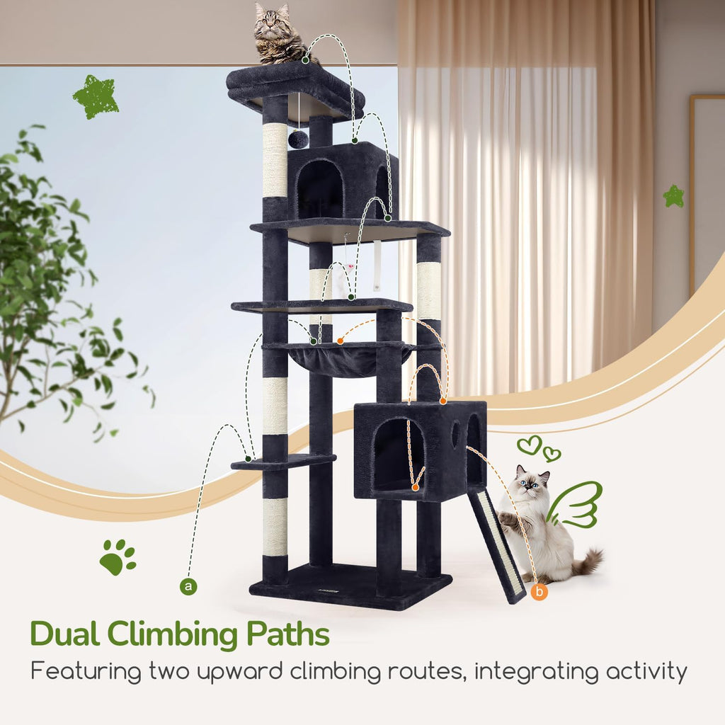 Pro Heavy Duty Cat Tree Tower for Indoor Cats Large Adult