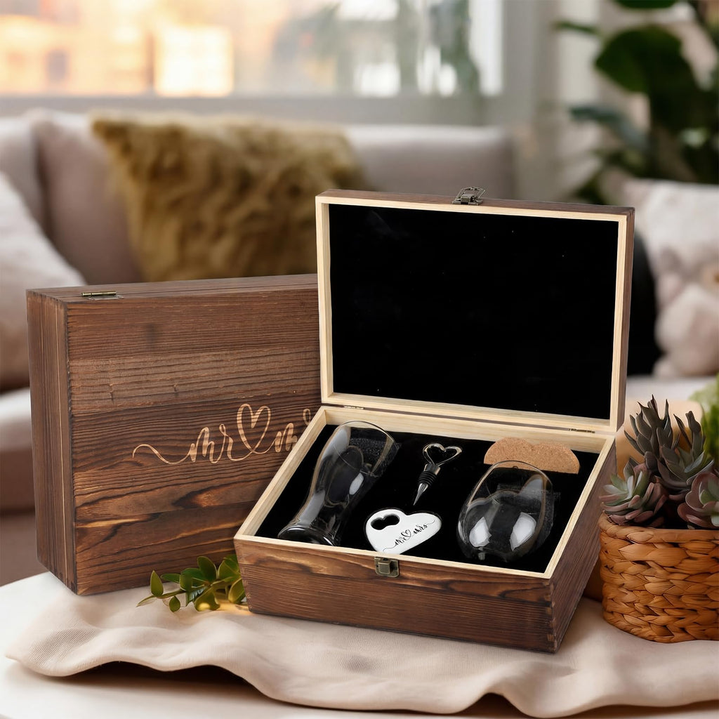 7 Pcs Bridal Shower Gifts for Couples Bride and Groom Wedding Gifts