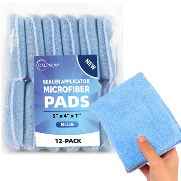 (12-Pack) Professional Microfiber Sealer Applicator Pad - The Perfect Tool to Apply Sealer to All Natural Stone and