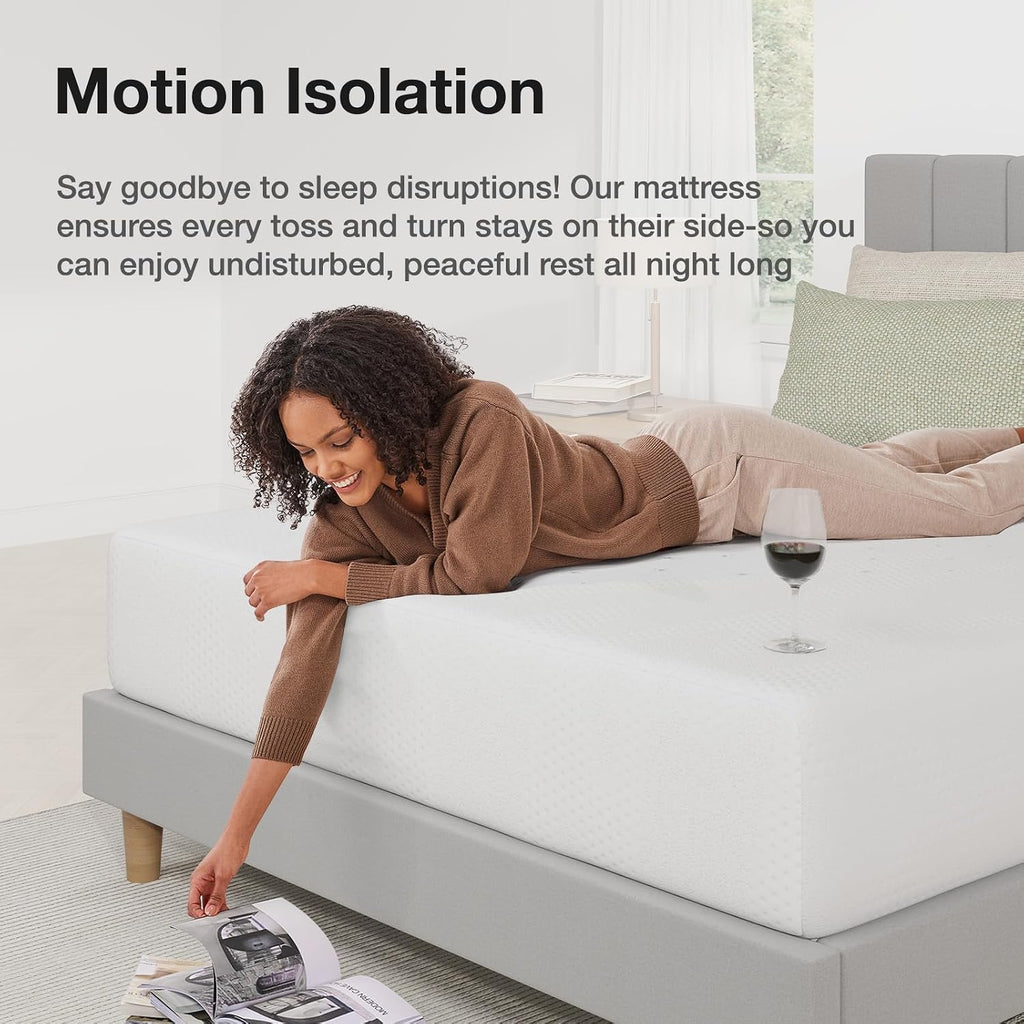 California King Mattress, 12 inch Cal King Gel Memory Foam Mattress | Cooling Night Sleep, Comfort Support and