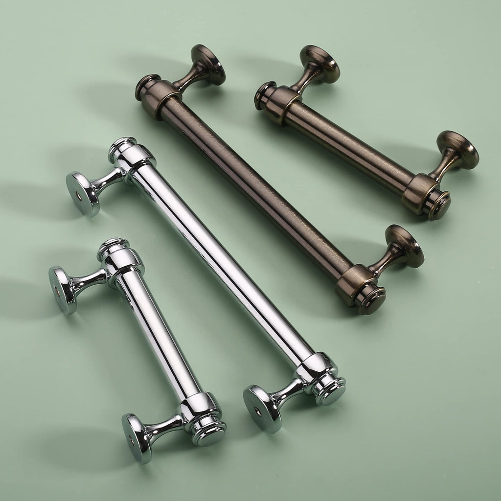 5" Polished Chrome Cabinet Pulls and Handles 10 Pack, AL3082CP