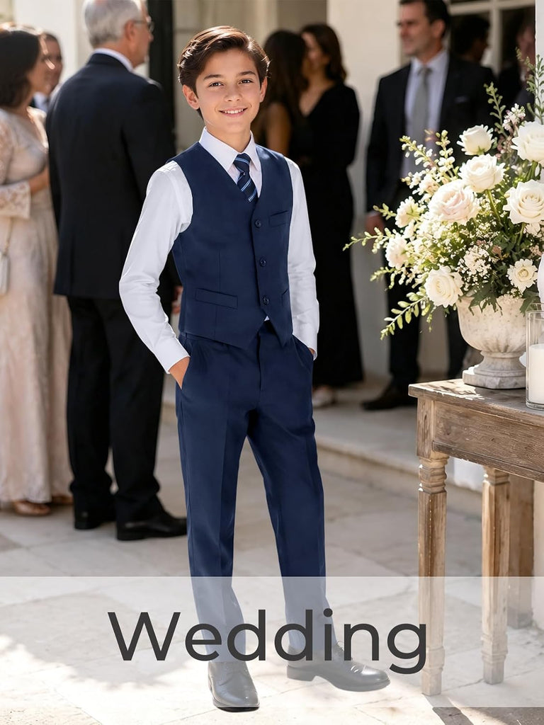 Boys Suits for Formal Wedding Ring Bearer Outfit Gentleman Wear