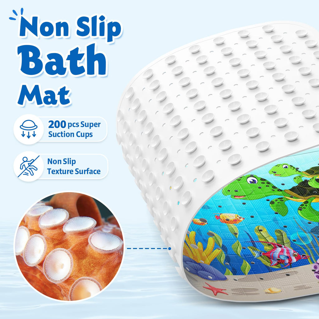 Bath Mat for Tub Non Slip Bathtub Mat Non Slip 40x16 Baby Bath Mat