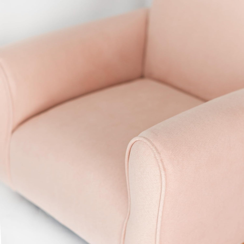 Toddler Personalized Armchair, Kids Upholstered Rocking Chair with Personalization, Toddler Chair with Personalized