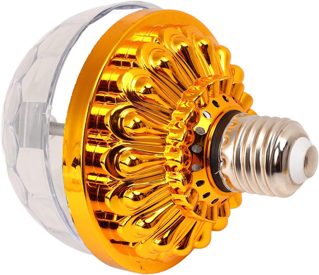 LED Full Color Rotating Lamp, RGB Color Changing Light Bulb with Music Sync for Party Home Nightclub Bar Wedding