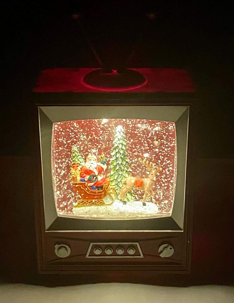 The San Francisco Music Box Santa in Spinning Water Television