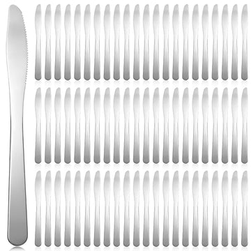 72 Pcs Stainless Steel Dinner Butter Knives Bulk Silverware