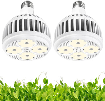 Grow Lights for Indoor Plants, Full Spectrum 4000K, 22W Plant Light Bulb with High PPFD, E27 Base, LED Energy Saving