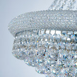 Modern Crystal Chandelier Light Fixtures - D23.6 inch, 10 Lights Chrome Ceiling Haning Chandelier, Pendant Lighting for Living Room, Dining Room, Foyer, Entryway, Hallway A108-B0C1SH58XG