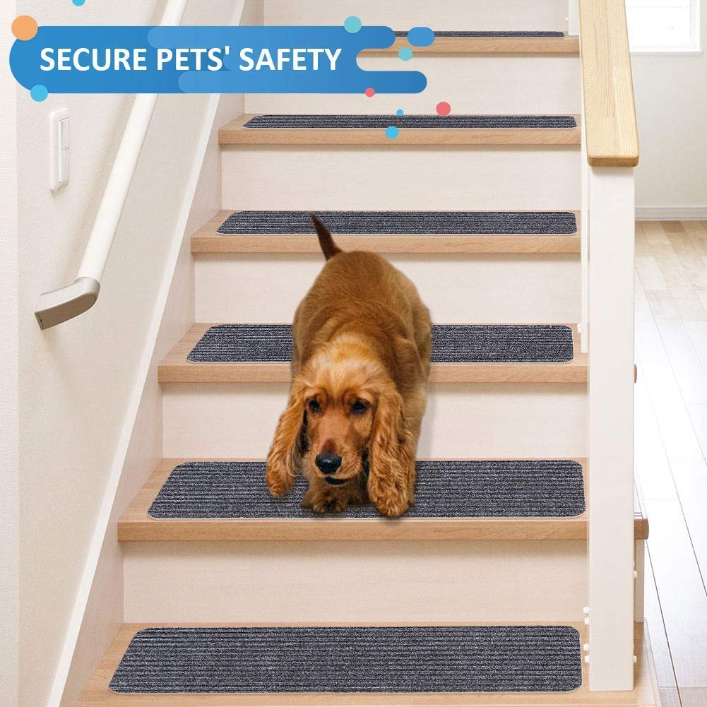 Non-Slip Carpet for Wooden Steps, 15 Pack, 8" x 30"