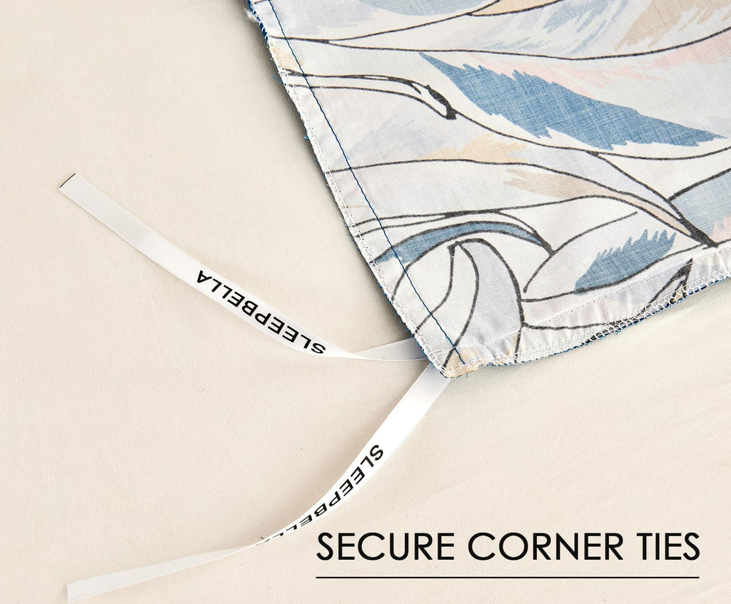 Luxury 600 Thread Count Cotton Sateen Duvet Cover Set, Buttery Soft & Silky Breathable Bedding, Reversible