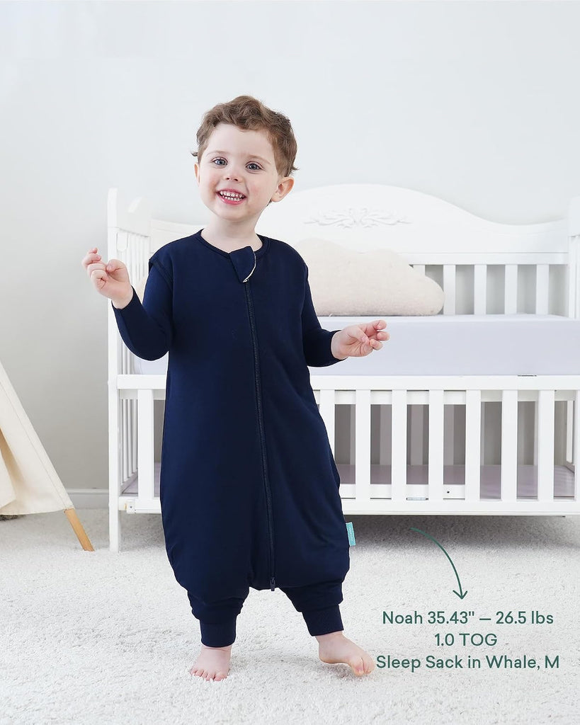Bamboo Viscose Toddler Sleep Sack with Feet, 12-18-24