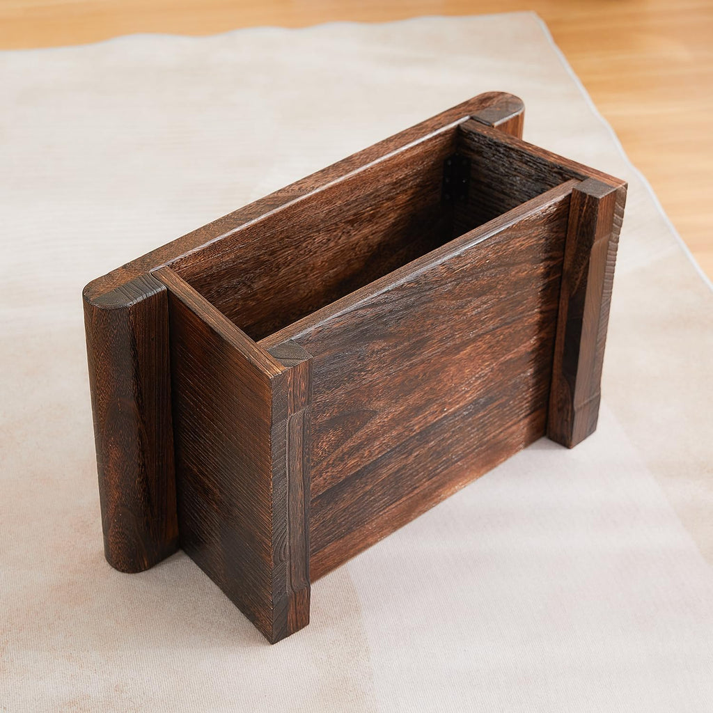 Folding Japanese Low Floor Table, Small Wood Meditation & Altar Table