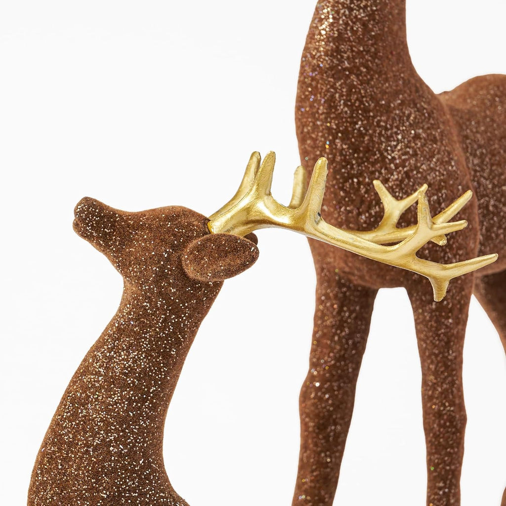 Christmas Decorations Reindeer Figurines, Deer Decor Statues