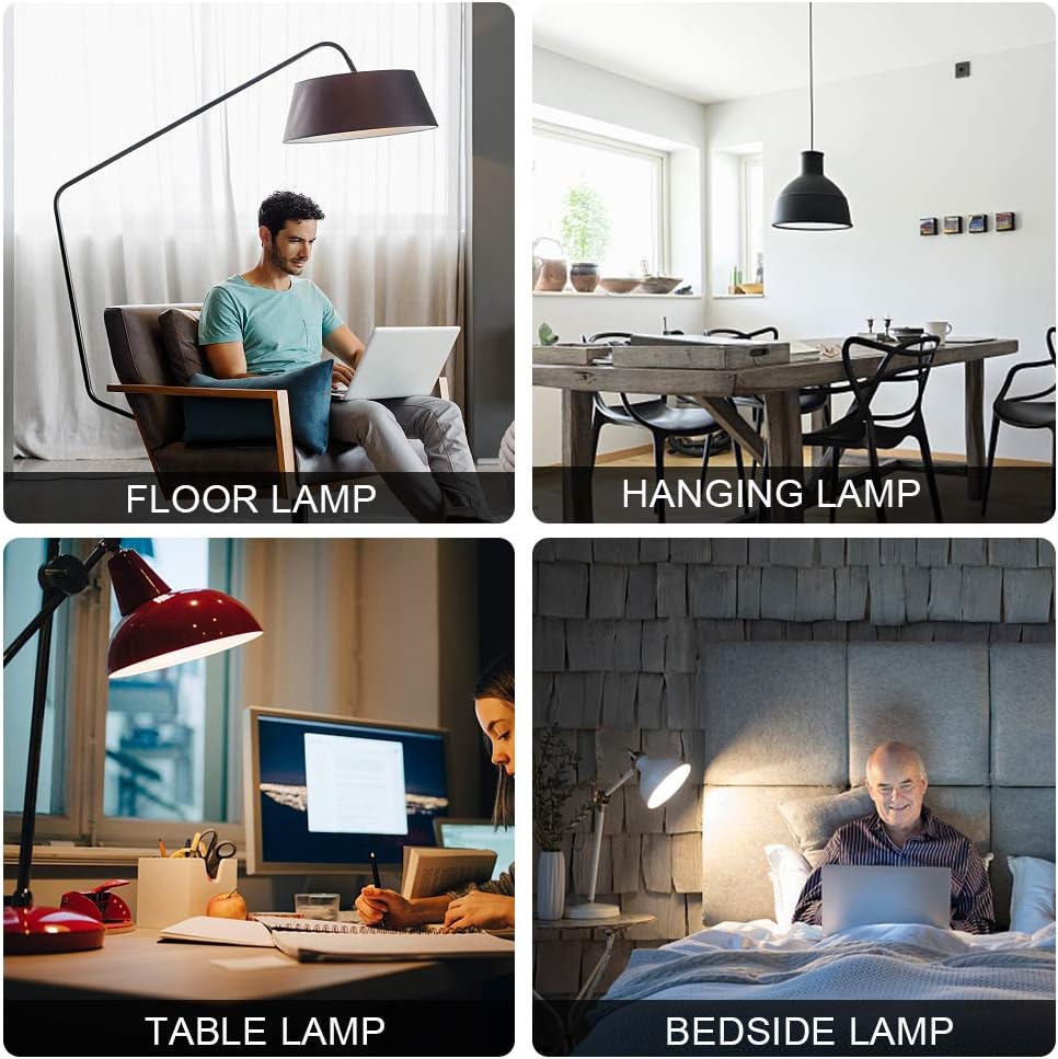 150 Watt LED Light Bulb, Super Bright A21 Daylight 5000K, Non-Dimmable, 2300lm, High Lumen Light Bulbs, UL Listed