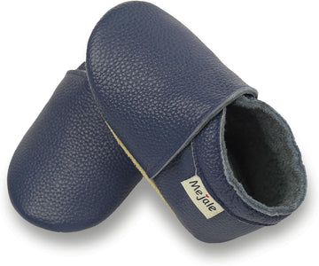 Baby Infant Toddler Shoes Slip-on Soft Sole Leather Moccasins Pre-Walkers